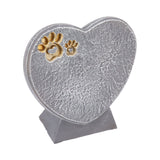 Heart Shaped Animal Tombstone DIY Resin Dog Pet Memorial Stone Outdoor Courtyard Decoration Ornaments Standing Rock Grey