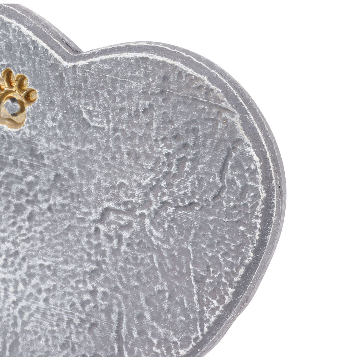 Heart Shaped Animal Tombstone DIY Resin Dog Pet Memorial Stone Outdoor Courtyard Decoration Ornaments Standing Rock Grey