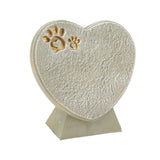 Heart Shaped Animal Tombstone DIY Resin Dog Pet Memorial Stone Outdoor Courtyard Decoration Ornaments Standing Mossy Green