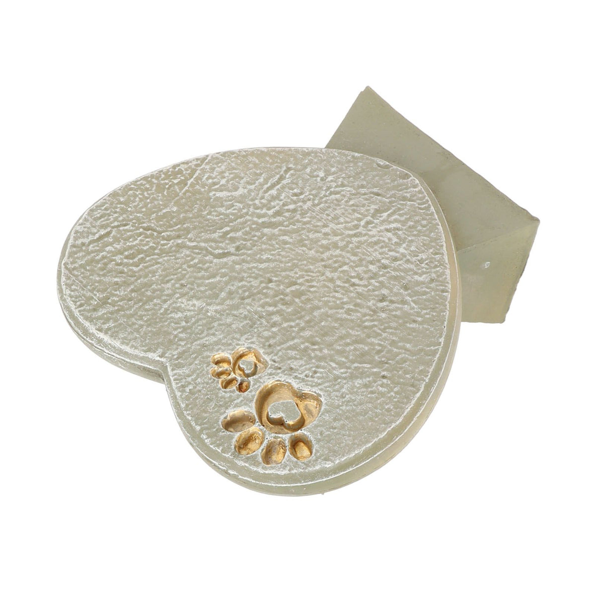 Heart Shaped Animal Tombstone DIY Resin Dog Pet Memorial Stone Outdoor Courtyard Decoration Ornaments Standing Mossy Green