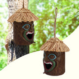 20x12cm Hanging Birdhouses Simulation Resin Garden Birdhouses Decor for Outdoor Corridor
