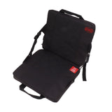 Portable Heating Pad Heated Stadium Cushion for Office Outdoor Camping Black - Front View