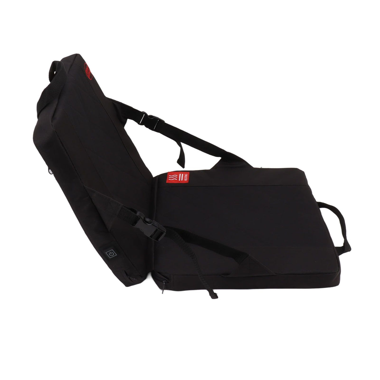 Portable Heating Pad Heated Stadium Cushion for Office Outdoor Camping Black