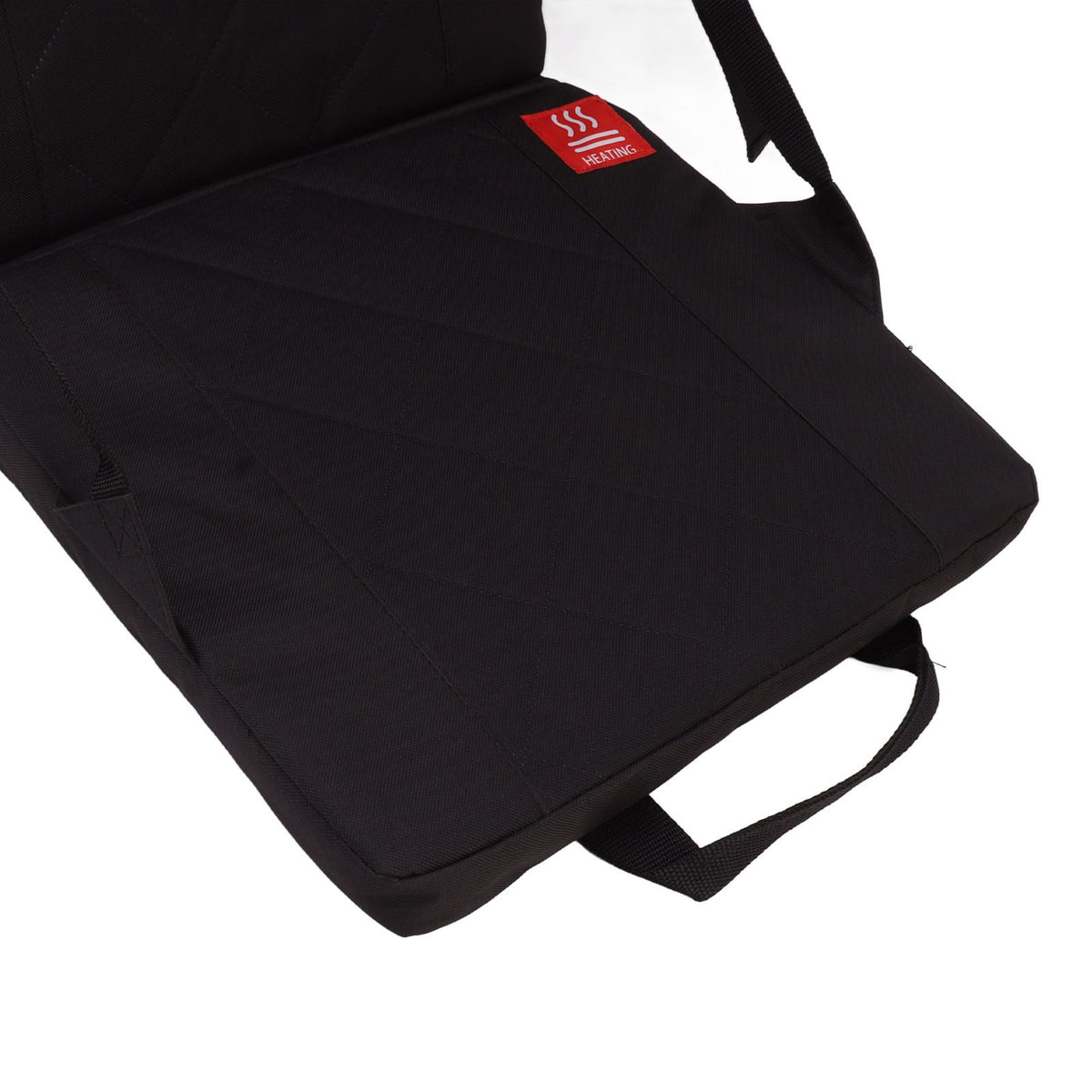 Portable Heating Pad Heated Stadium Cushion for Office Outdoor Camping Black