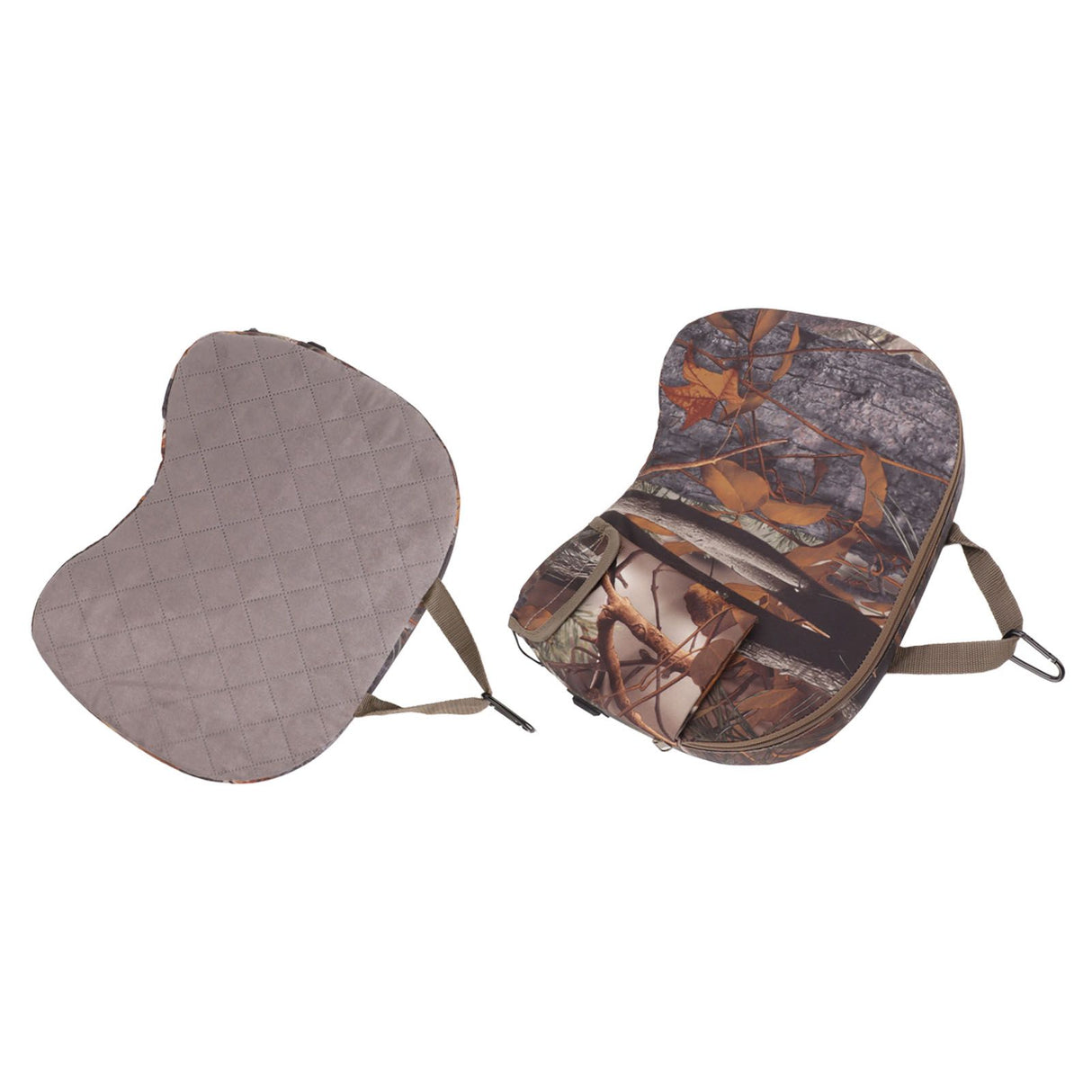 Portable Heating Seat Pad Camouflage 3 Gears Thicken USB Heated Stadium Seat Cushion Pad for Camping Hunting Fishing Leaf