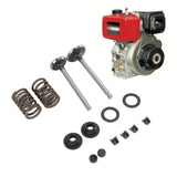 Microtiller Valve Parts Iron Wear Resistant Anti Corrosion Spring Washer Locking Clip Set for Generator - Extra Image