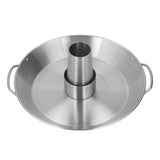 Beer Can Chicken Roaster Rack Reusable 430 Stainless Steel BBQ Roasting Pan for Home - Front View