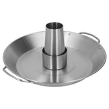 Beer Can Chicken Roaster Rack Reusable 430 Stainless Steel BBQ Roasting Pan for Home