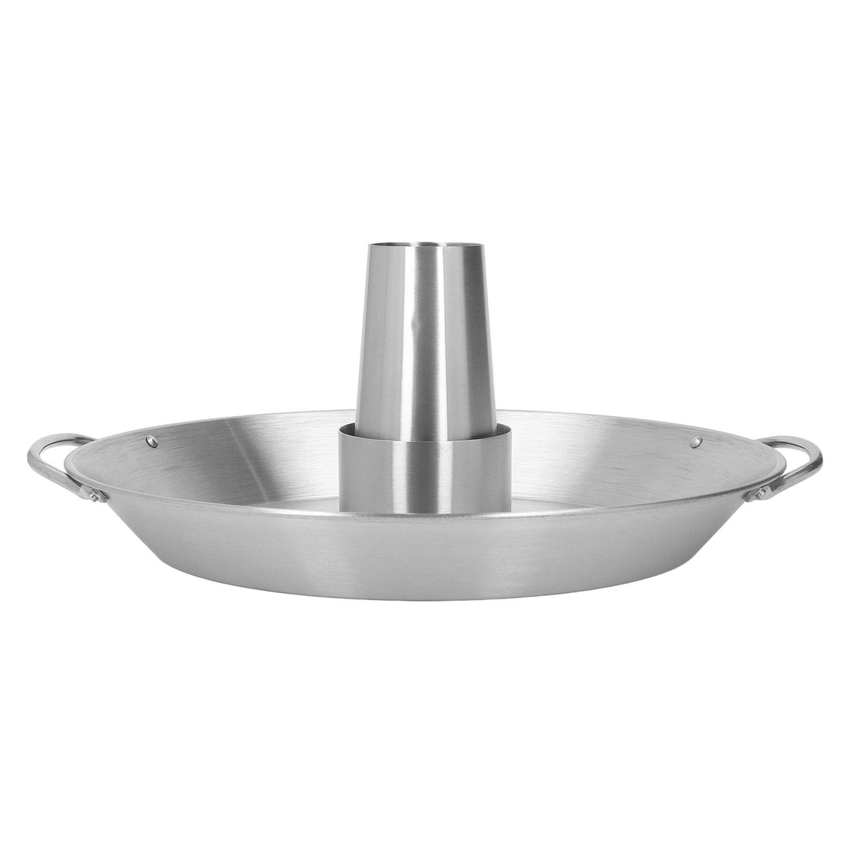Beer Can Chicken Roaster Rack Reusable 430 Stainless Steel BBQ Roasting Pan for Home
