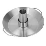 Beer Can Chicken Roaster Rack Reusable 430 Stainless Steel BBQ Roasting Pan for Home