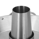 Beer Can Chicken Roaster Rack Reusable 430 Stainless Steel BBQ Roasting Pan for Home