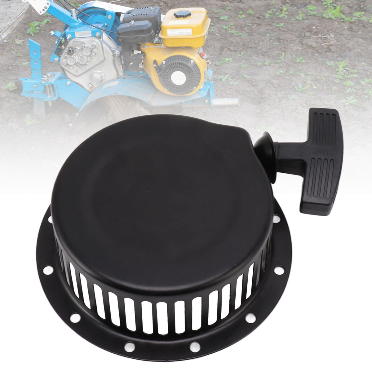 Pull Starter Assembly Replacement Mini Pull Start Starter Assembly for Lawn Mover Diesel Engine Car Washers