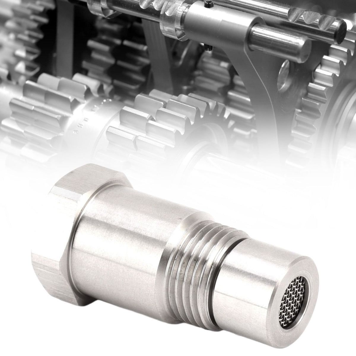 Sensor Filter Fitting Adapter Extension Screw Stainless Steel Engine Replacement Parts