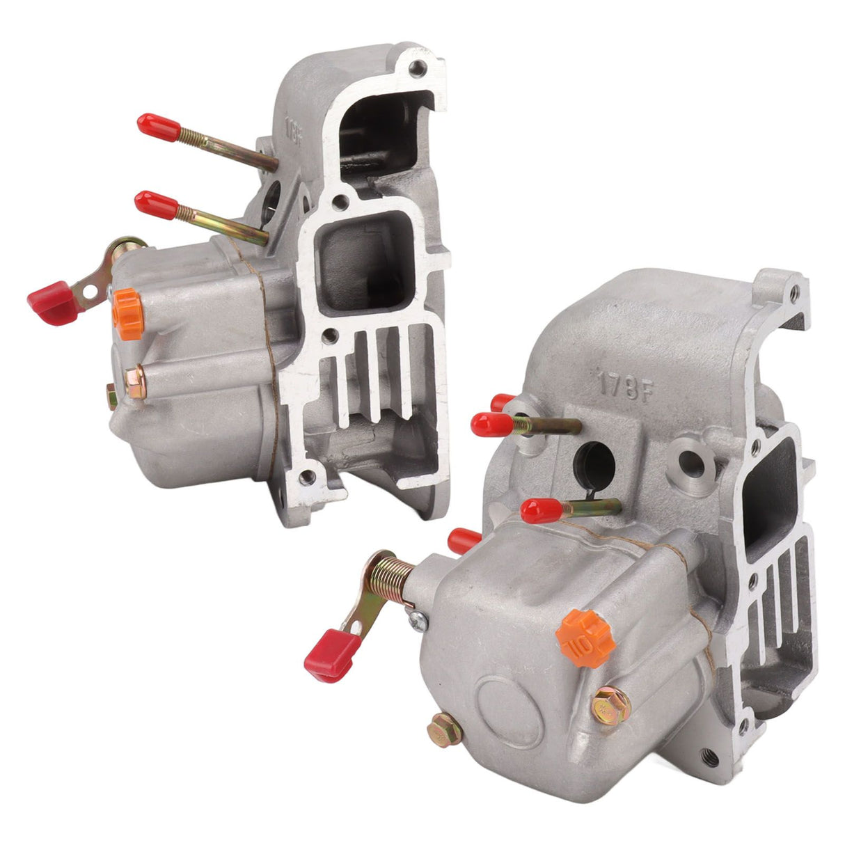 Cylinder Head Assembly Aluminum Alloy Replacement 178F Cylinder Cover Assembly for Air Cooled Diesel Generator