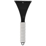 Car Windshield Shovel EVA Ergonomic Handle Rounded Corner Safe Portable Car Ice Scraper for Vehicle Outdoor Snow Black