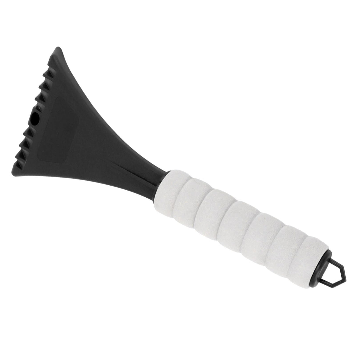 Car Windshield Shovel EVA Ergonomic Handle Rounded Corner Safe Portable Car Ice Scraper for Vehicle Outdoor Snow Black