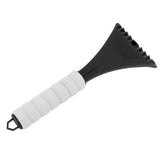 Car Windshield Shovel EVA Ergonomic Handle Rounded Corner Safe Portable Car Ice Scraper for Vehicle Outdoor Snow Black