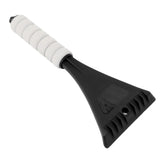 Car Windshield Shovel EVA Ergonomic Handle Rounded Corner Safe Portable Car Ice Scraper for Vehicle Outdoor Snow Black
