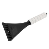 Car Windshield Shovel EVA Ergonomic Handle Rounded Corner Safe Portable Car Ice Scraper for Vehicle Outdoor Snow Black - Close-Up Angle