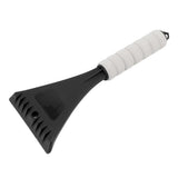 Car Windshield Shovel EVA Ergonomic Handle Rounded Corner Safe Portable Car Ice Scraper for Vehicle Outdoor Snow Black - Extra Image