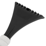 Car Windshield Shovel EVA Ergonomic Handle Rounded Corner Safe Portable Car Ice Scraper for Vehicle Outdoor Snow Black - Extra Image