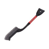 Snow Brush Detachable Ice Scraper Snow Removal Tool with Ergonomic Foam Grip for Cars Trucks Gray Red