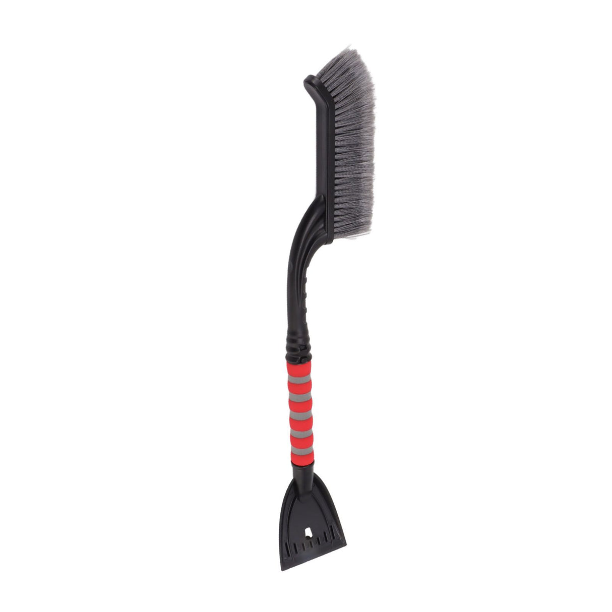 Snow Brush Detachable Ice Scraper Snow Removal Tool with Ergonomic Foam Grip for Cars Trucks Gray Red