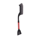 Snow Brush Detachable Ice Scraper Snow Removal Tool with Ergonomic Foam Grip for Cars Trucks Gray Red - Extra Image