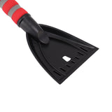 Snow Brush Detachable Ice Scraper Snow Removal Tool with Ergonomic Foam Grip for Cars Trucks Gray Red
