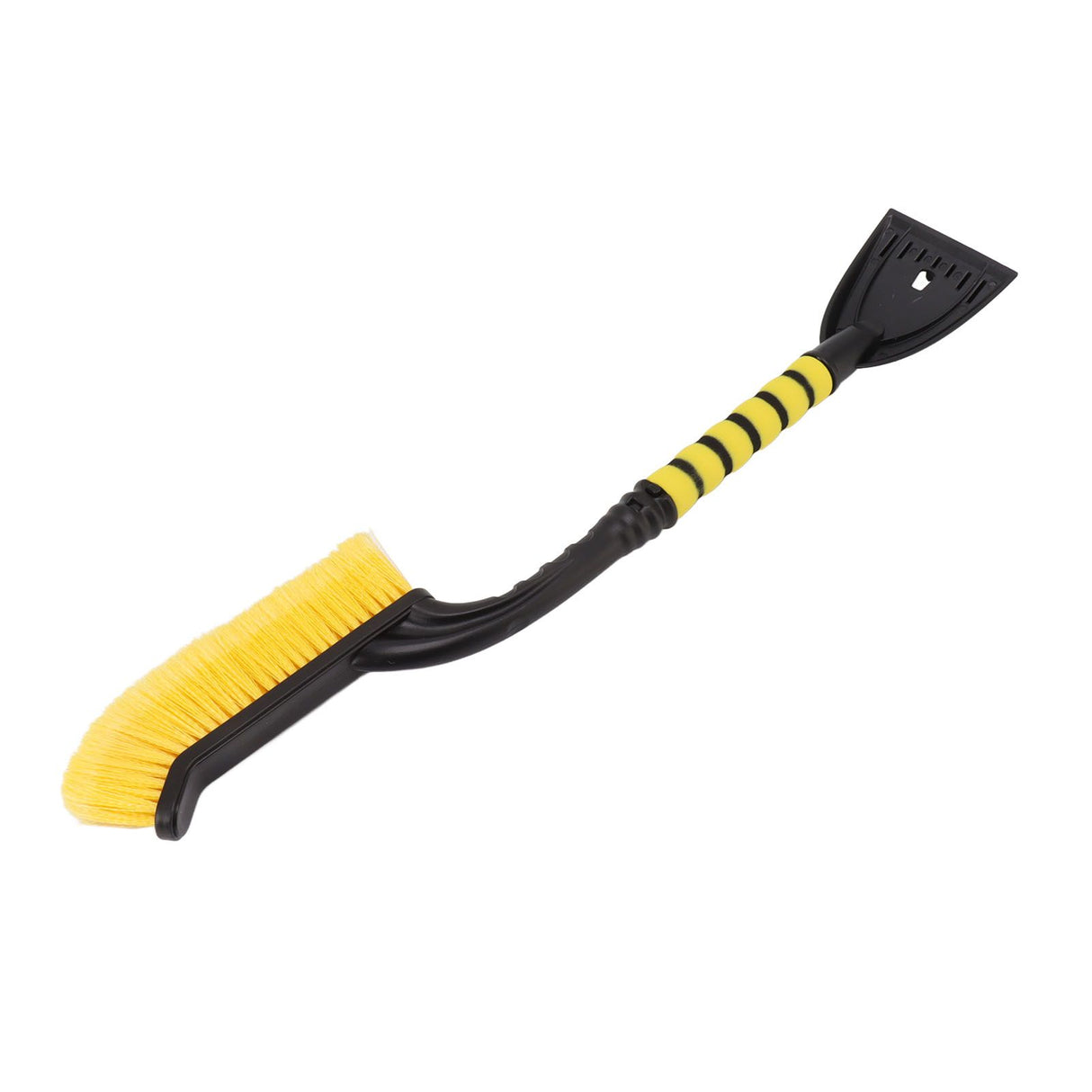 Snow Brush Detachable Ice Scraper Snow Removal Tool with Ergonomic Foam Grip for Cars Trucks Yellow Black