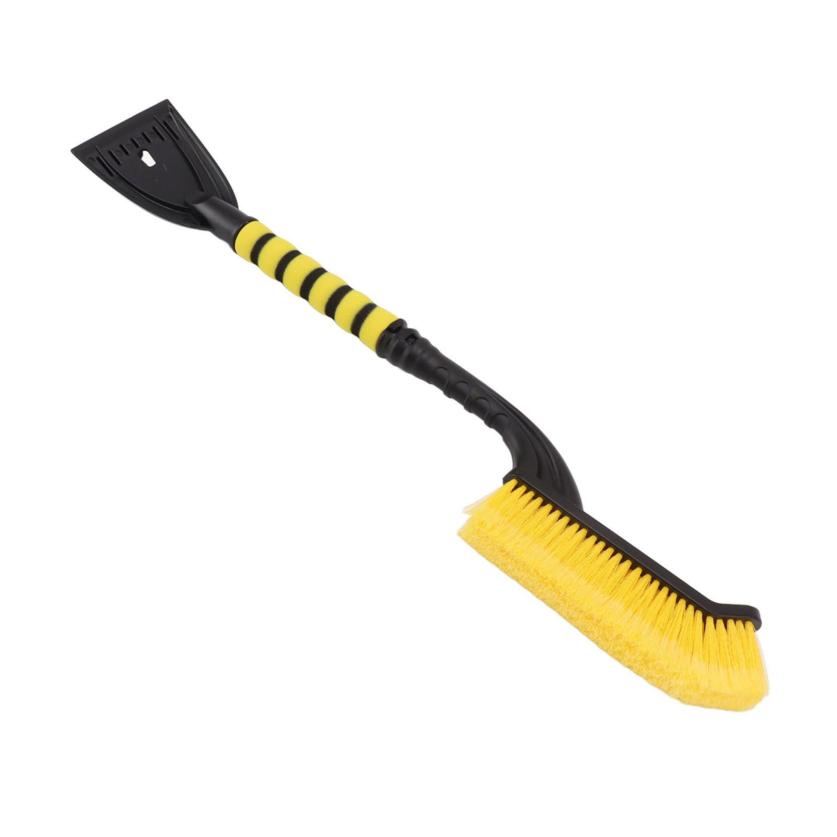 Snow Brush Detachable Ice Scraper Snow Removal Tool with Ergonomic Foam Grip for Cars Trucks Yellow Black