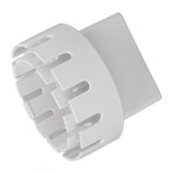 Downspout Adapter Plastic Drain Adapter Replacement Downpipe Converter Connector with Screws White S 2x3in