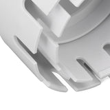 Downspout Adapter Plastic Drain Adapter Replacement Downpipe Converter Connector with Screws White S 2x3in