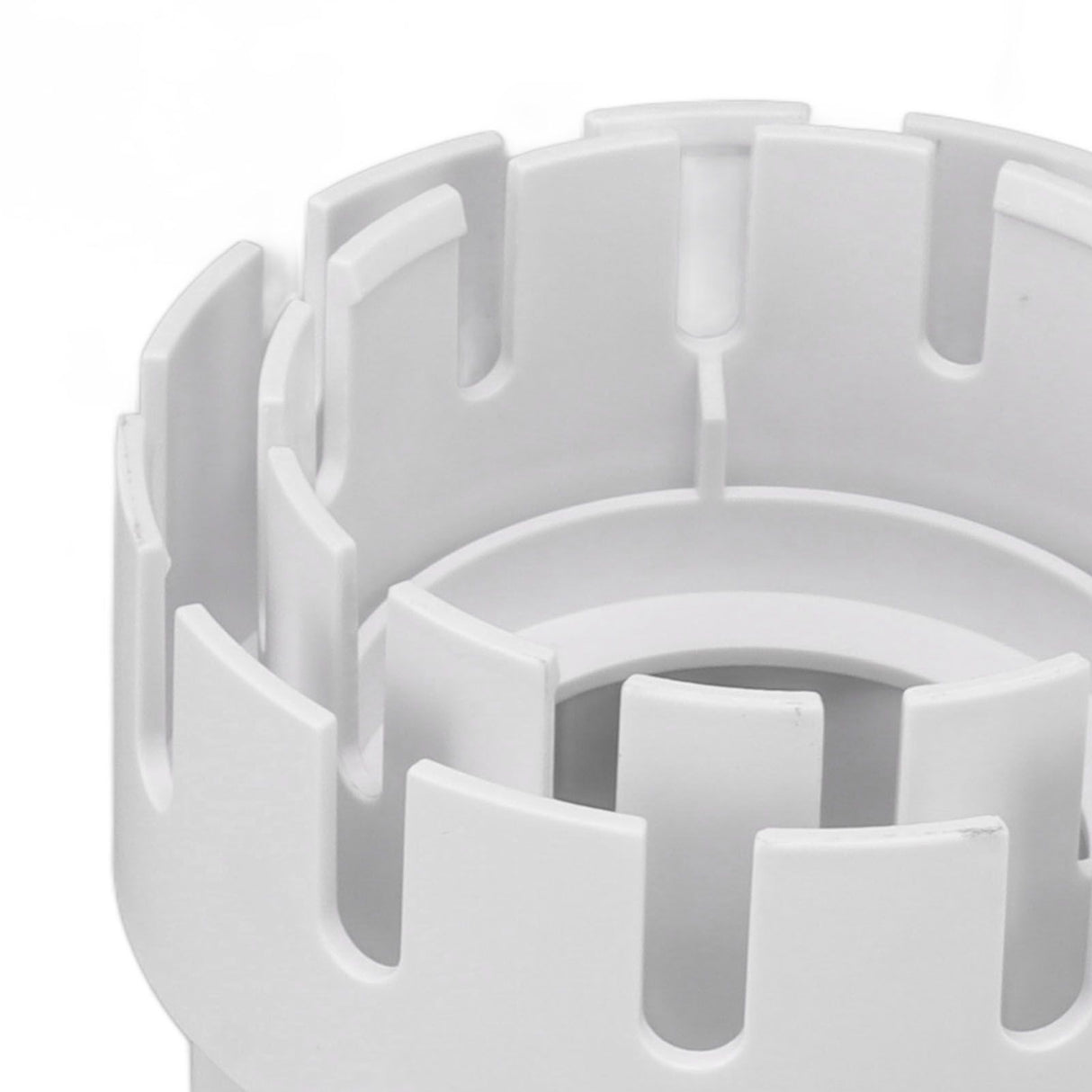 Downspout Adapter Plastic Drain Adapter Replacement Downpipe Converter Connector with Screws White S 2x3in