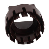 Downspout Adapter Plastic Drain Adapter Replacement Downpipe Converter Connector with Screws Brown S 2x3in