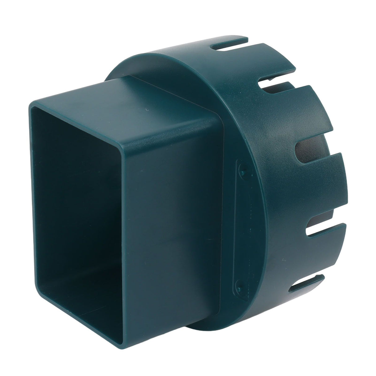 Downspout Adapter Plastic Drain Adapter Replacement Downpipe Converter Connector with Screws Green L 3x4in