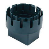 Downspout Adapter Plastic Drain Adapter Replacement Downpipe Converter Connector with Screws Green L 3x4in