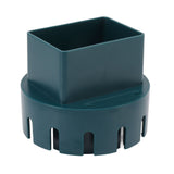 Downspout Adapter Plastic Drain Adapter Replacement Downpipe Converter Connector with Screws Green L 3x4in