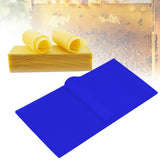 2PCS Beeswax Sheet Mold 5.4mm Reusable Silicone Beeswax Mold Foundation for Bee Keeping 37.5x21CM Dark Blue