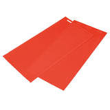 2PCS Beeswax Sheet Mold 5.4mm Reusable Silicone Beeswax Mold Foundation for Bee Keeping 37.5x21CM Red - Side View