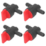 10Pcs Fuel Shut Off Valve In Line Cut Off Switch 1/4in for 494768 5091H 5091K 697947 - 45-Degree Angle