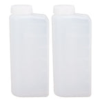 2PCS 600ML 2 Stroke Oil Petrol Fuel Mix Bottle Professional Oil Mixing Bottle Container for Chainsaw Ironing Machine