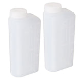 2PCS 600ML 2 Stroke Oil Petrol Fuel Mix Bottle Professional Oil Mixing Bottle Container for Chainsaw Ironing Machine