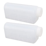 2PCS 600ML 2 Stroke Oil Petrol Fuel Mix Bottle Professional Oil Mixing Bottle Container for Chainsaw Ironing Machine - Side View