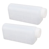2PCS 600ML 2 Stroke Oil Petrol Fuel Mix Bottle Professional Oil Mixing Bottle Container for Chainsaw Ironing Machine - Top-Down View