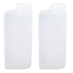 2PCS 600ML 2 Stroke Oil Petrol Fuel Mix Bottle Professional Oil Mixing Bottle Container for Chainsaw Ironing Machine