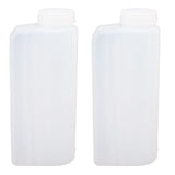 2PCS 600ML 2 Stroke Oil Petrol Fuel Mix Bottle Professional Oil Mixing Bottle Container for Chainsaw Ironing Machine - 45-Degree Angle