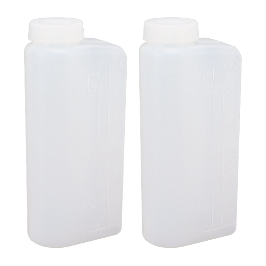 2PCS 600ML 2 Stroke Oil Petrol Fuel Mix Bottle Professional Oil Mixing Bottle Container for Chainsaw Ironing Machine