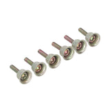 6 Pcs Chainsaw Brake Handle Screw Aluminum M4 MS260 Chainsaw Cutter Parts Screw for Stihl 024 026 - 45-Degree Angle