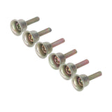 6 Pcs Chainsaw Brake Handle Screw Aluminum M4 MS260 Chainsaw Cutter Parts Screw for Stihl 024 026 - Close-Up Angle
